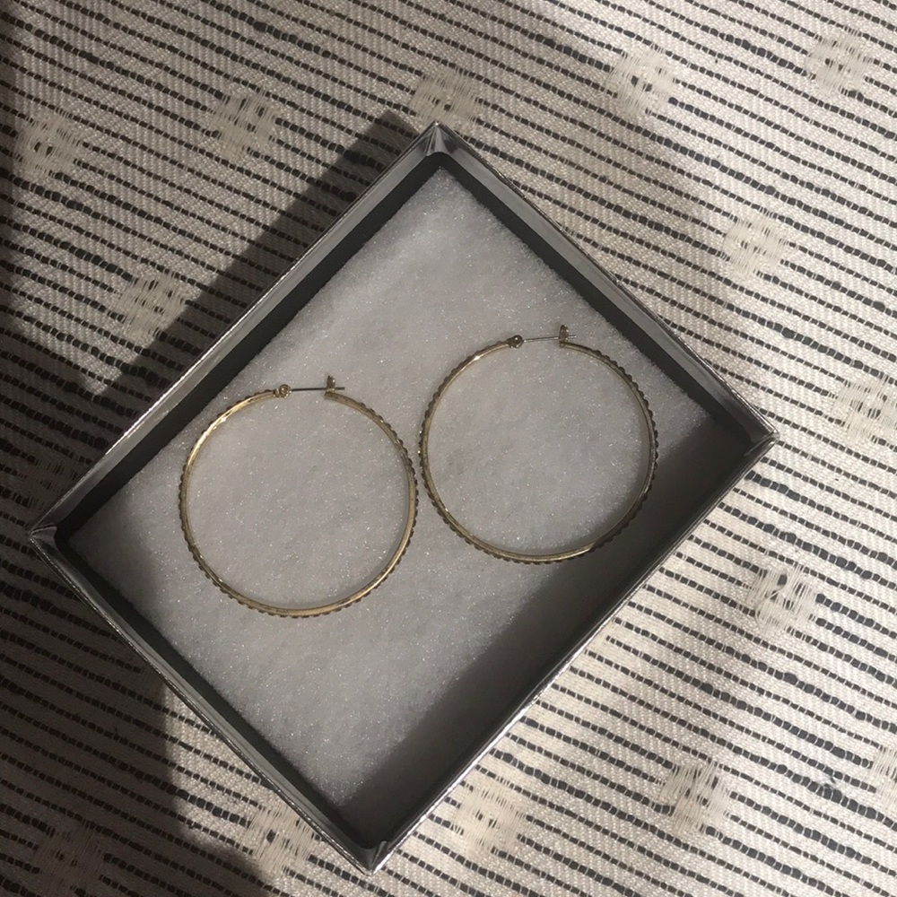 Gold Hoop Earrings